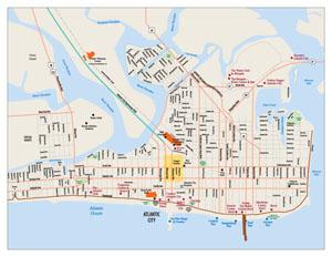 Atlantic City Jitney Route Map - Florida Gulf Map